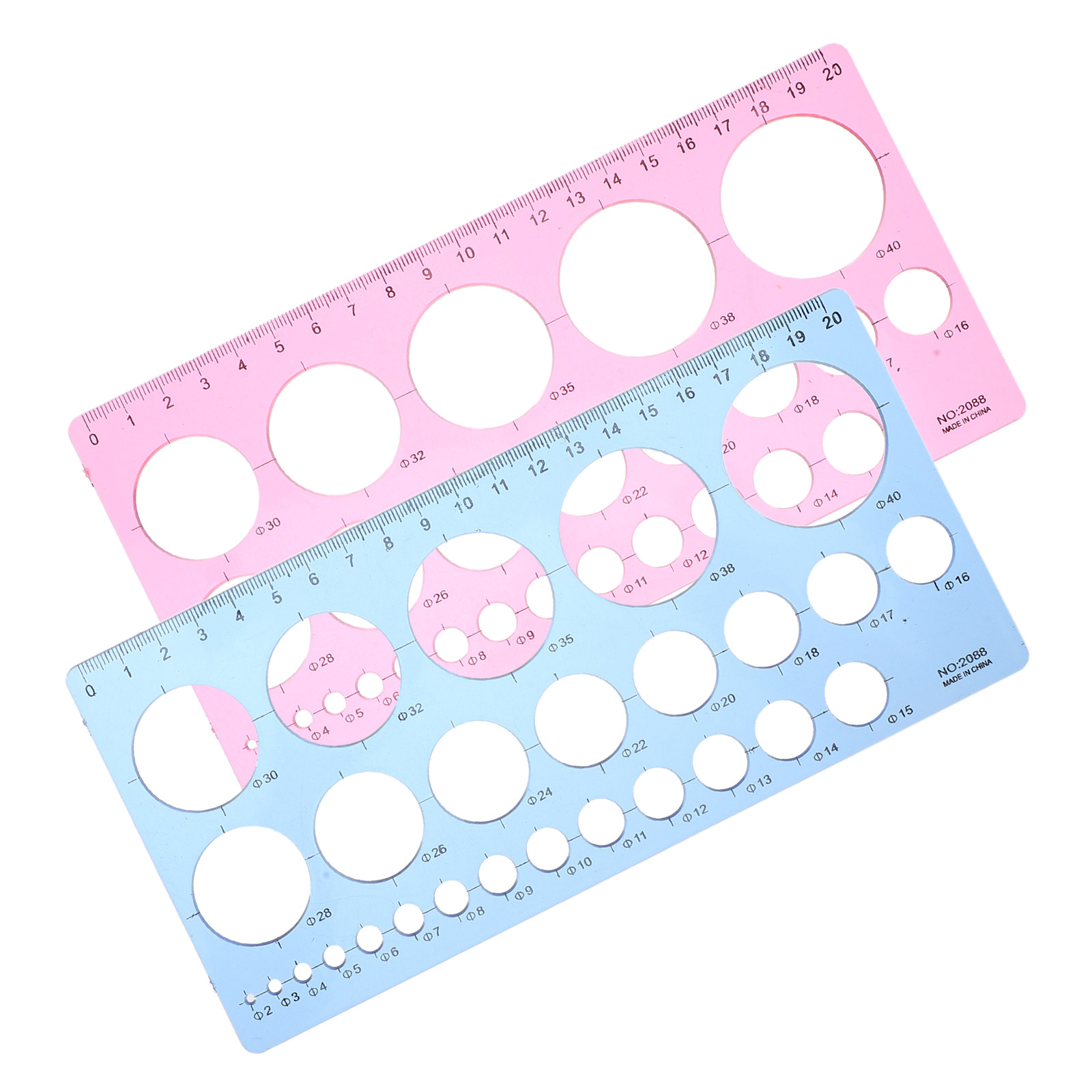 2Pcs Circle Template Ruler Geo - đánh giá và giá Art Craft And Design