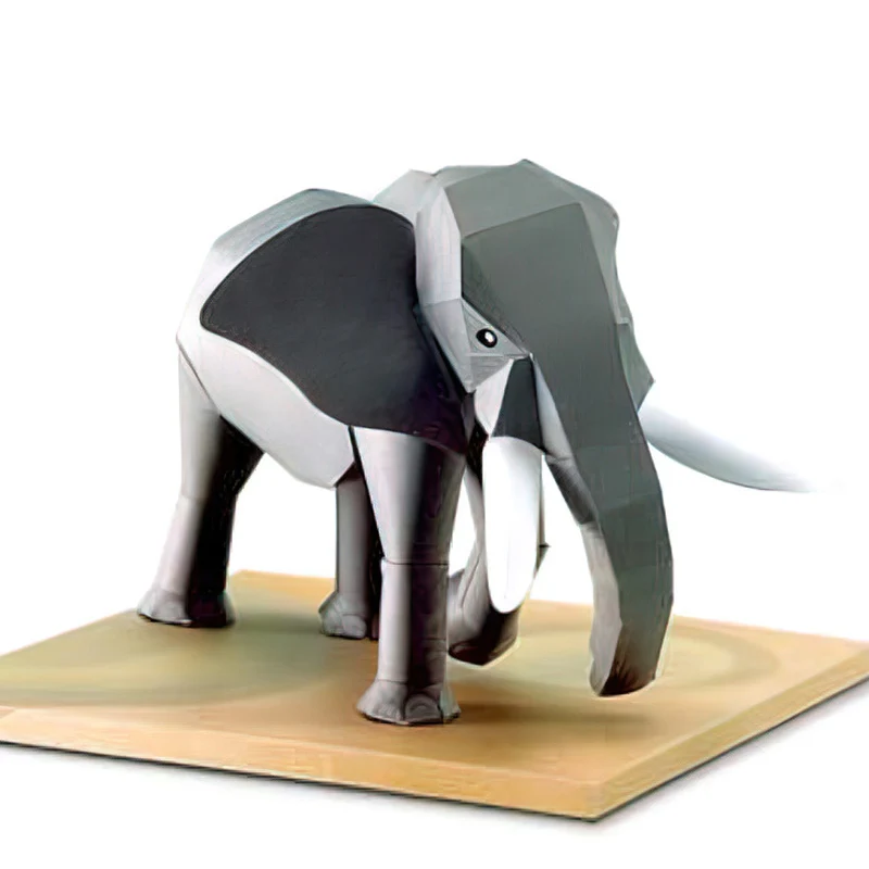 African Elephant Origami Art M - đánh giá và giá Art Craft Elephant