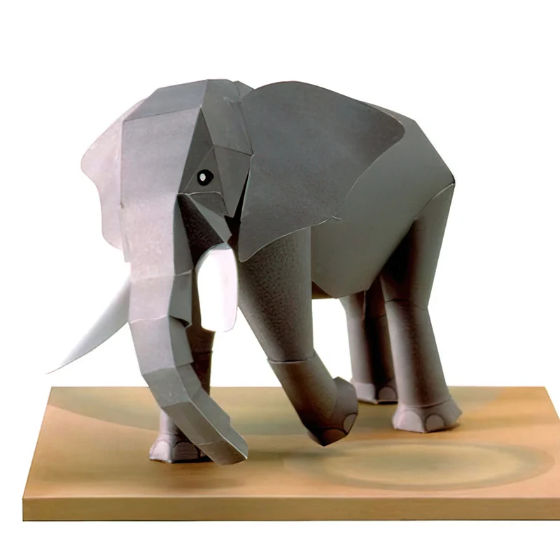 African Elephant Origami Art M - đánh giá và giá Art Craft Elephant