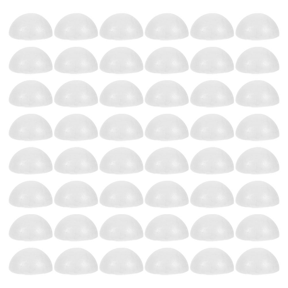 100Pcs White Foam Half Balls H - đánh giá và giá Art Craft For Christmas