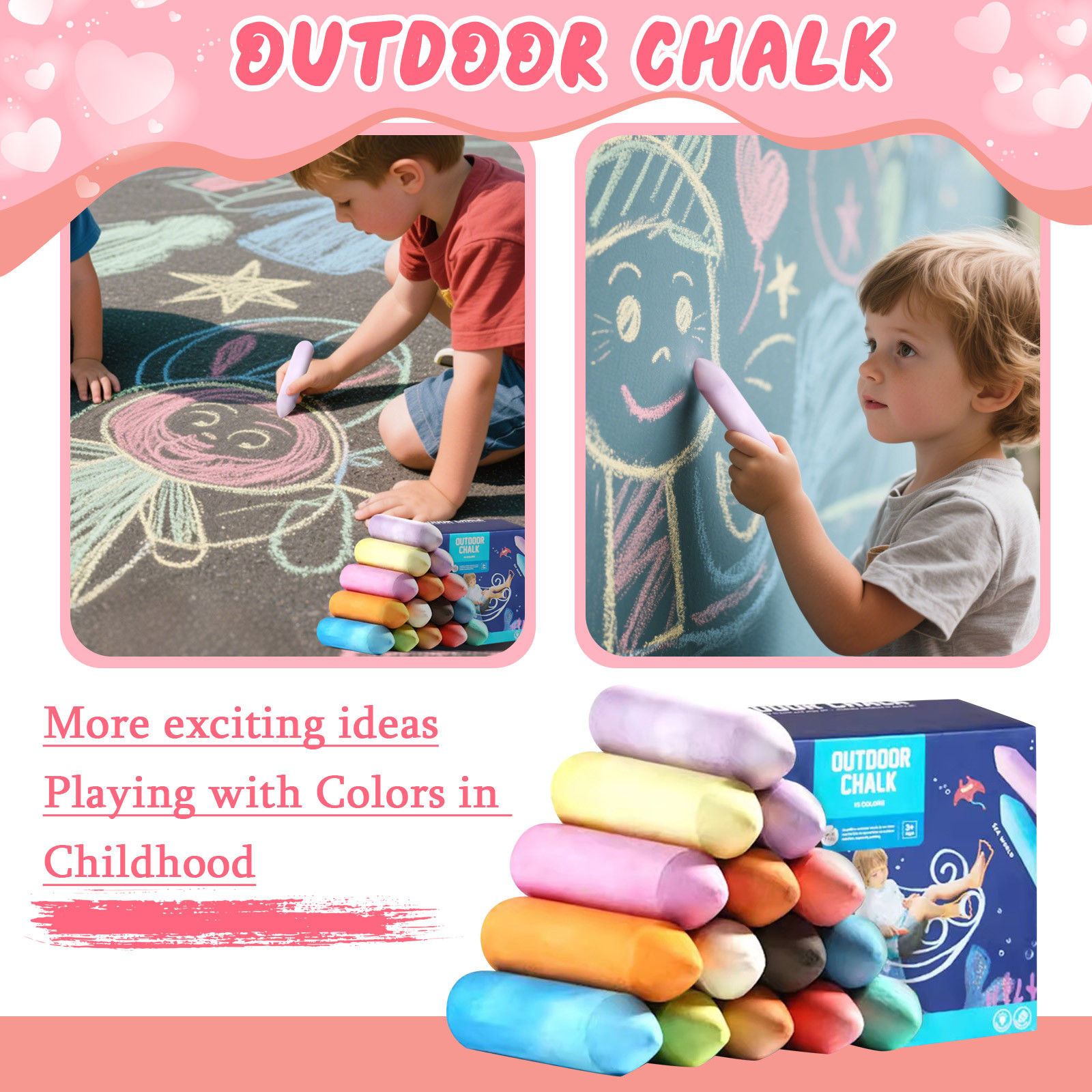 Washable Jumbo Sidewalk Colors - đánh giá và giá Art Craft Jumbo
