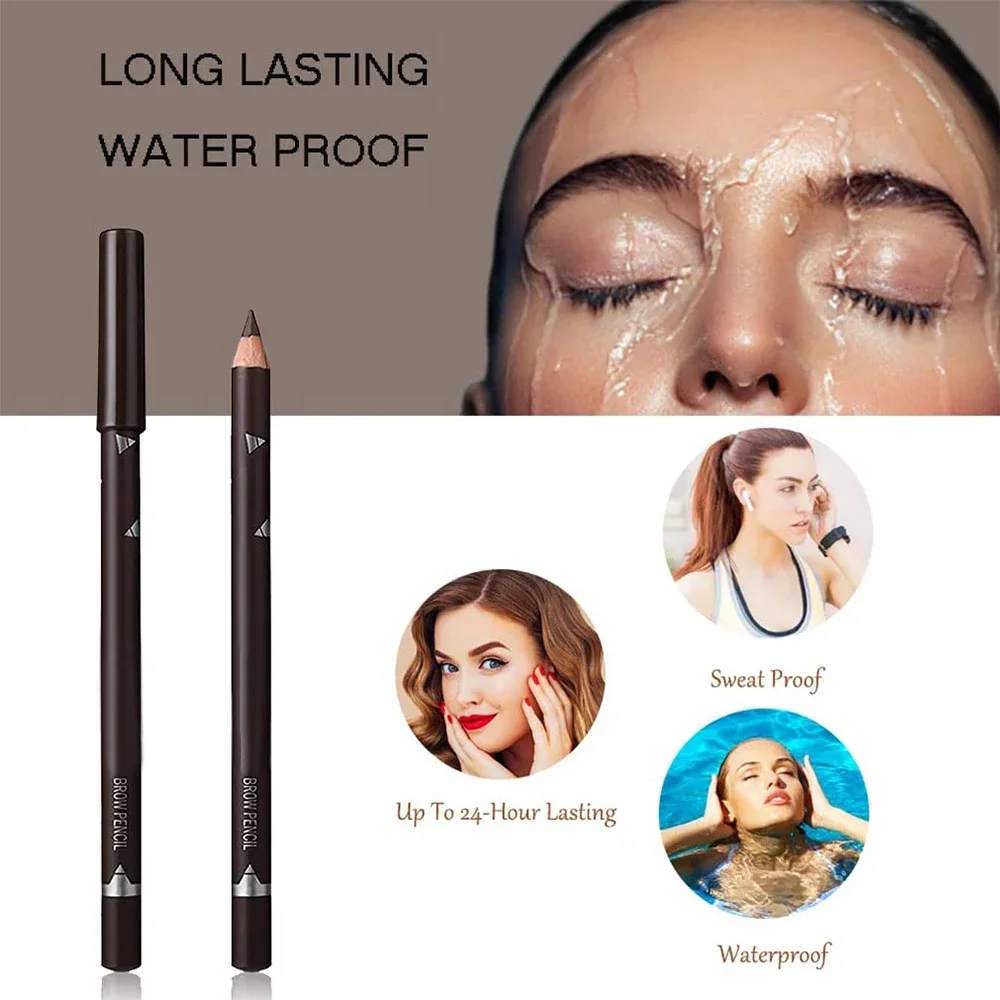 6/12Pcs Eye Brow Pencil Waterp - đánh giá và giá Colored Pencil Professional