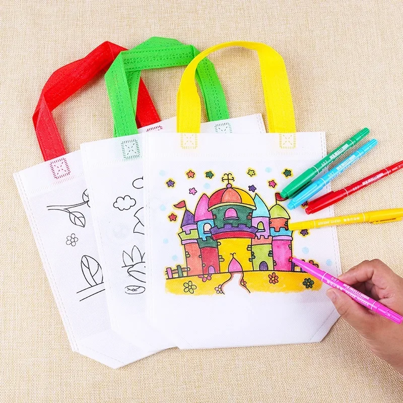 1-10pcs Sets DIY Graffiti Bag  - đánh giá và giá Art Craft Notebook