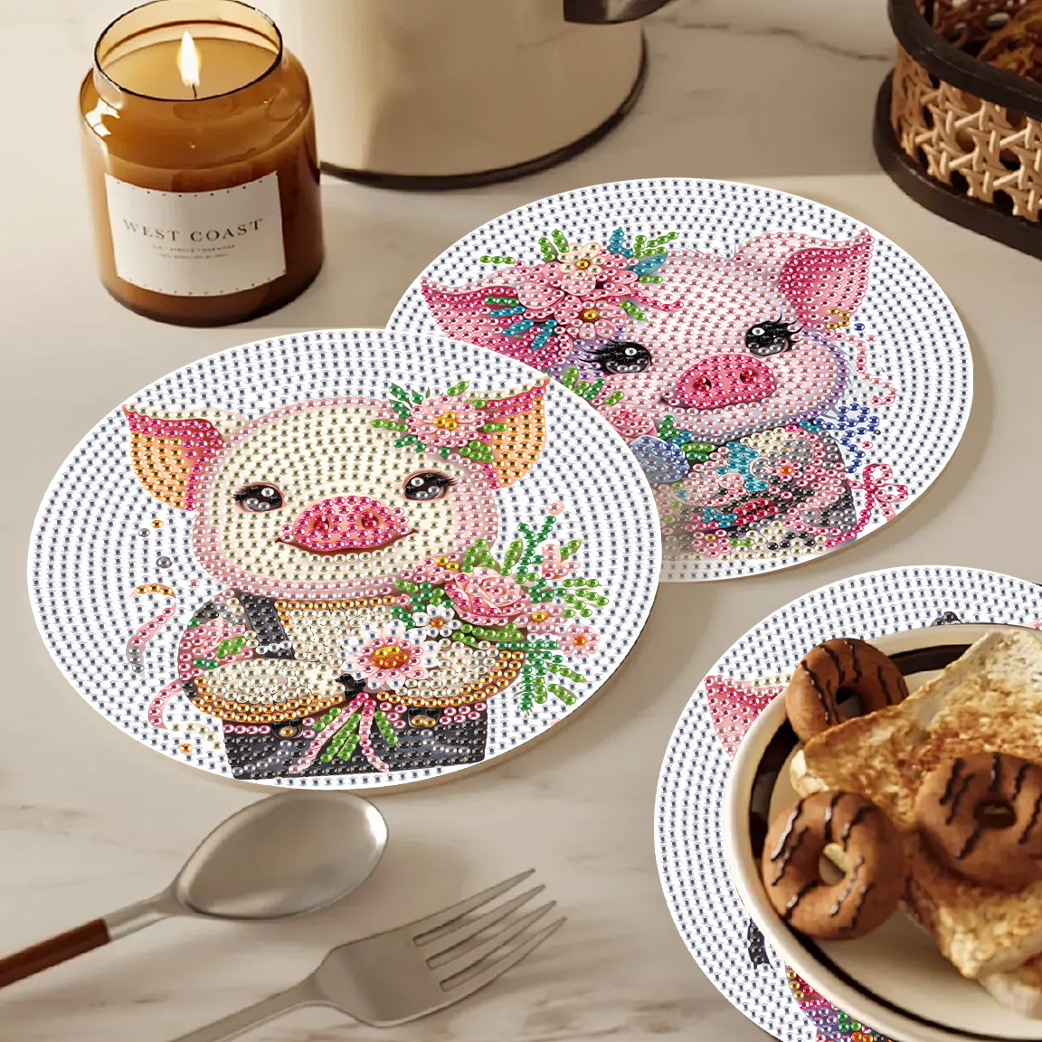 3Pcs Diamond Art Painting Plac - đánh giá và giá Art Craft Kitchen