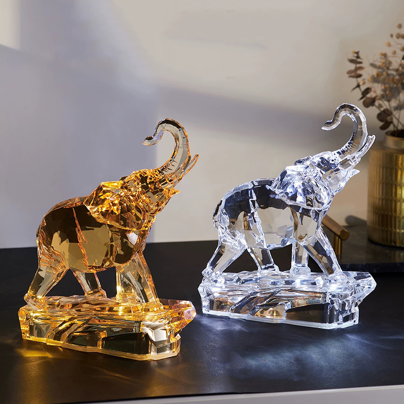 Acrylic Elephant Sculpture,Ani - đánh giá và giá Art Craft Elephant