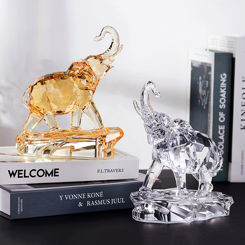 Acrylic Elephant Sculpture,Ani - đánh giá và giá Art Craft Elephant