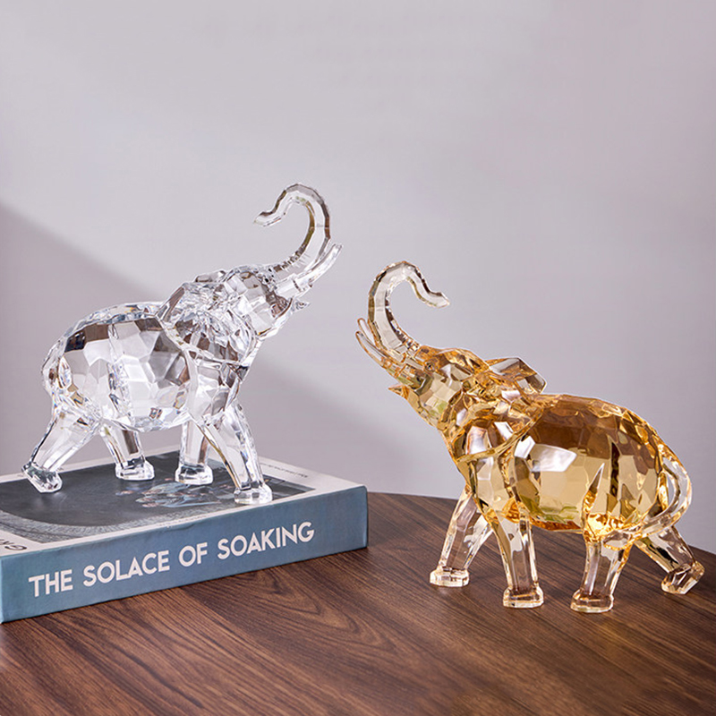 Acrylic Elephant Sculpture,Ani - đánh giá và giá Art Craft Elephant
