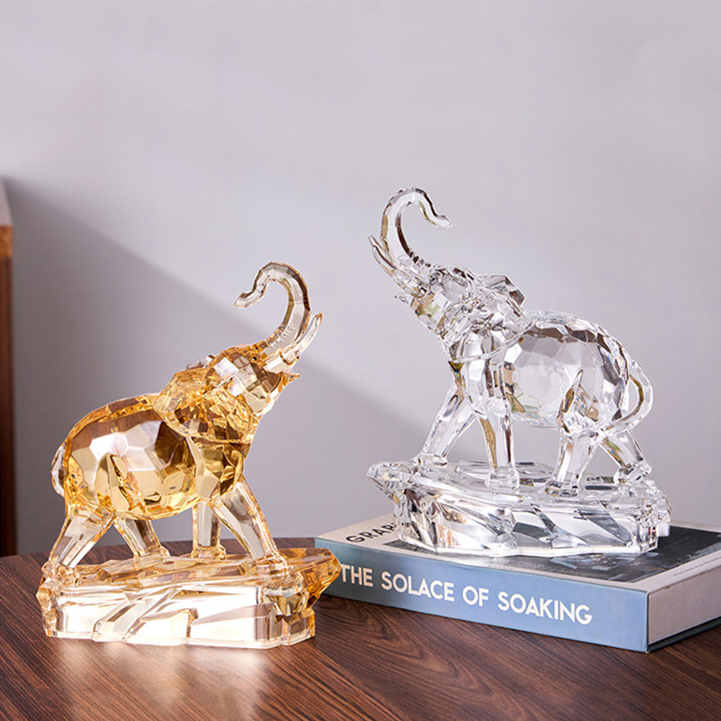Acrylic Elephant Sculpture,Ani - đánh giá và giá Art Craft Elephant