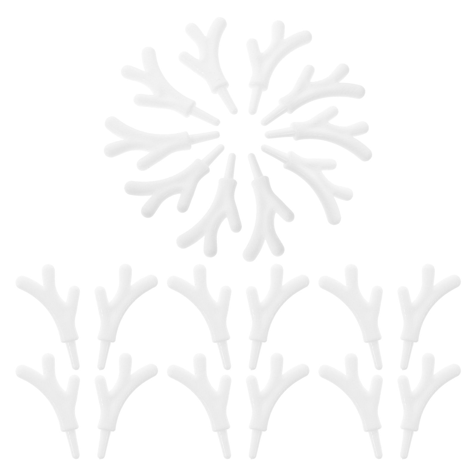 100Pcs White Plastic Snowman H - đánh giá và giá Art Craft For Christmas