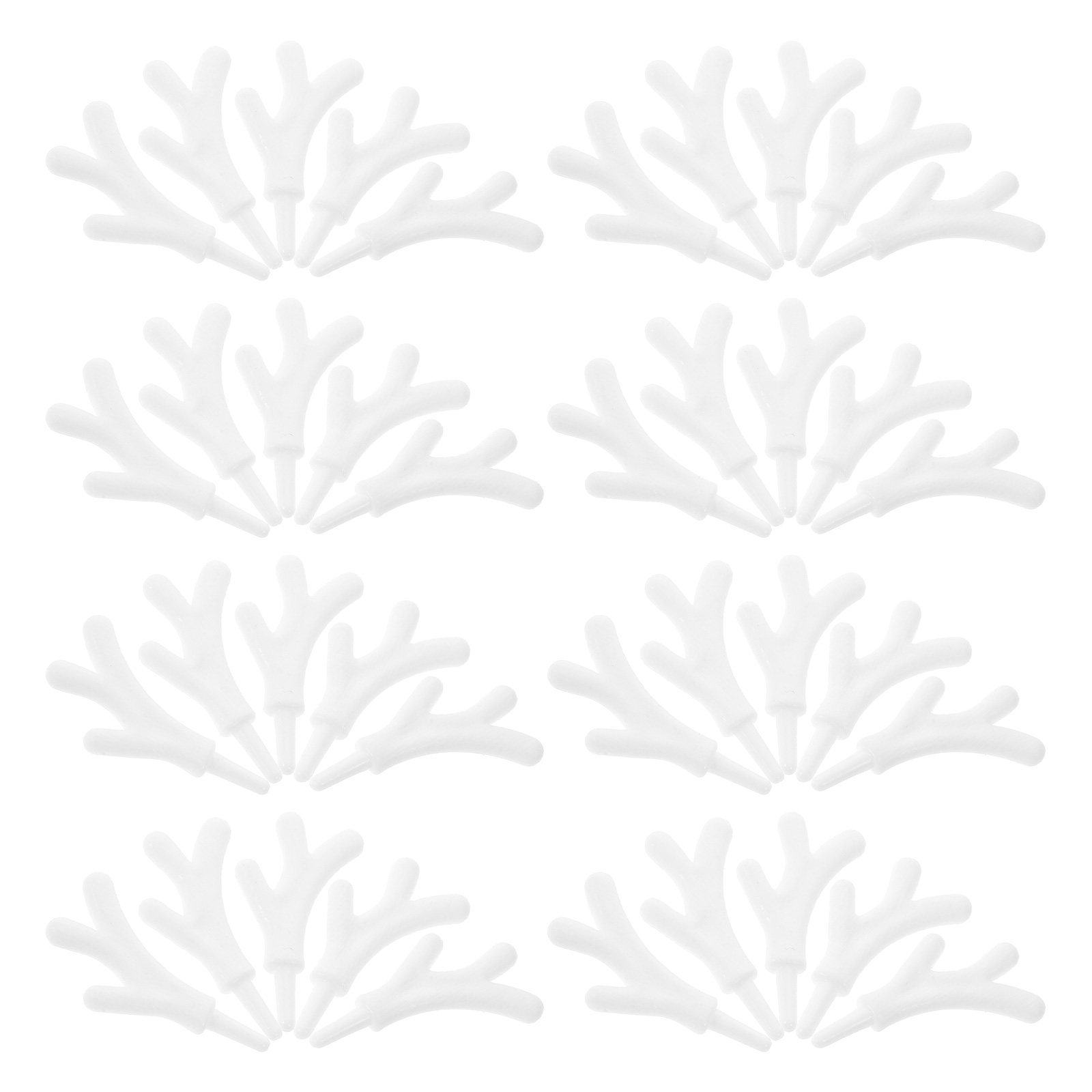 100Pcs White Plastic Snowman H - đánh giá và giá Art Craft For Christmas