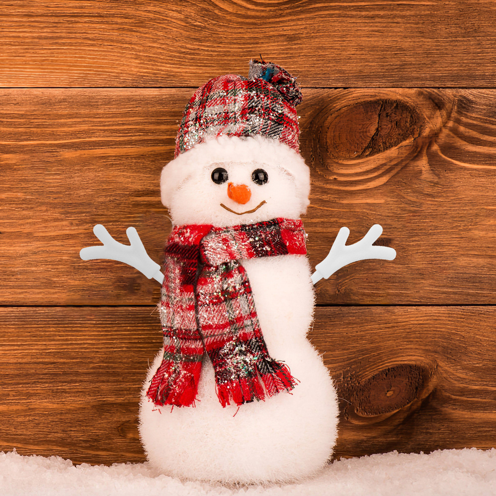 100Pcs White Plastic Snowman H - đánh giá và giá Art Craft For Christmas