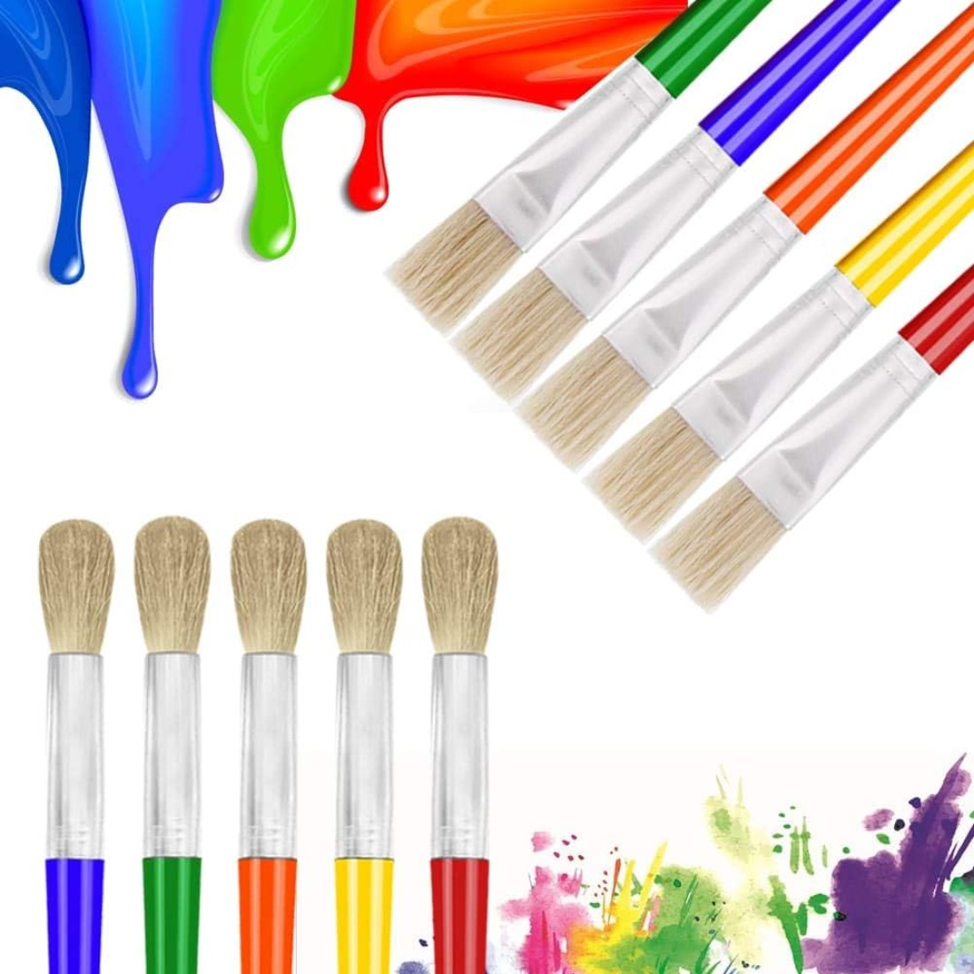 This 10-piece set of kids pain - đánh giá và giá Art Craft Preschool