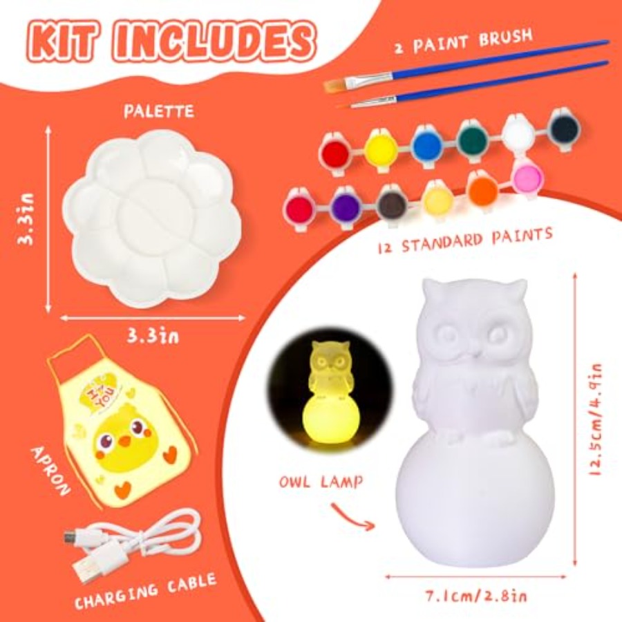 Paint Your Own Lamp Kit, Arts  - đánh giá và giá Art Craft Kits