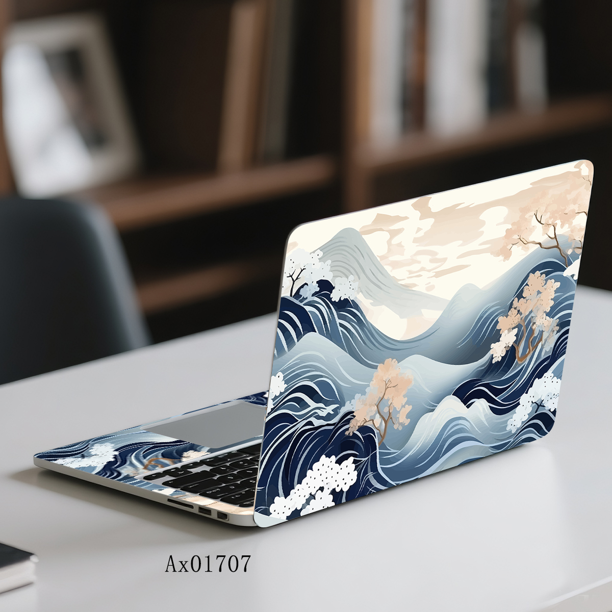Minimalist Mountain Wave Lapto - đánh giá và giá Art Craft Notebook