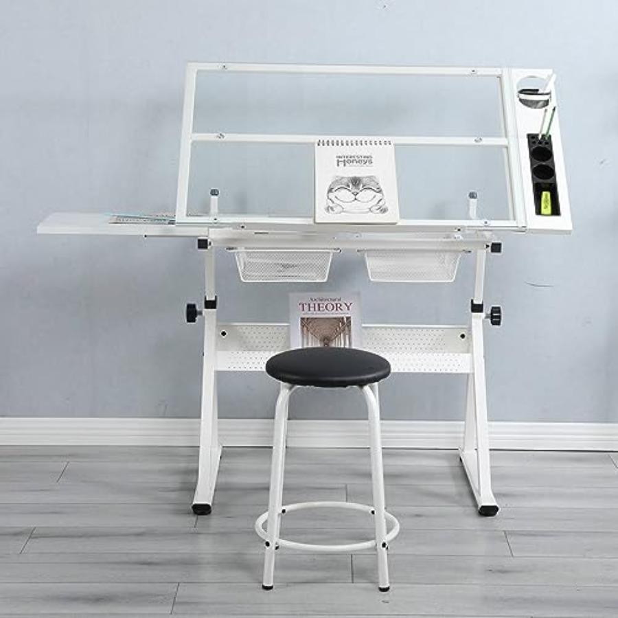 Drafting Table with Stool Mode - đánh giá và giá Art & Craft Zone