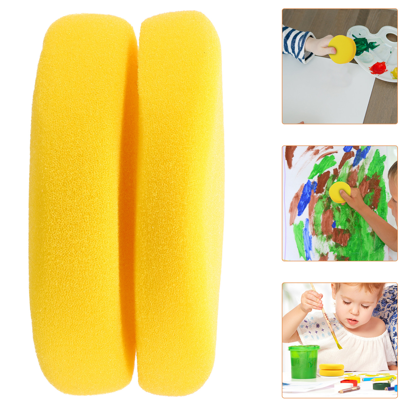 2Pcs Paint Sponge Round Set DI - đánh giá và giá Art Craft Classes