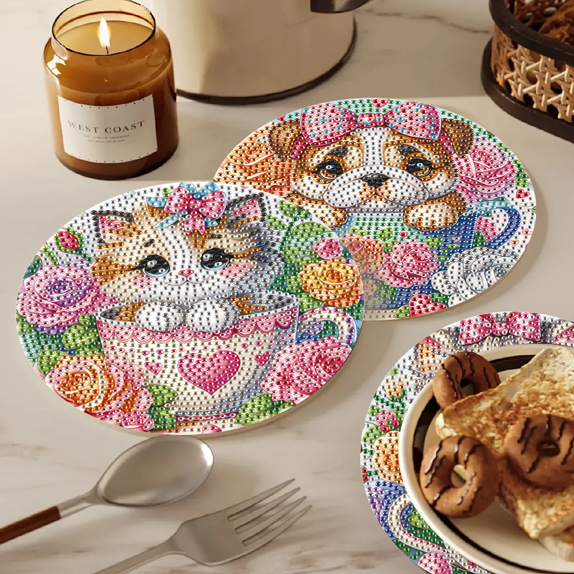 3Pcs Diamond Art Painting Plac - đánh giá và giá Art Craft Kits
