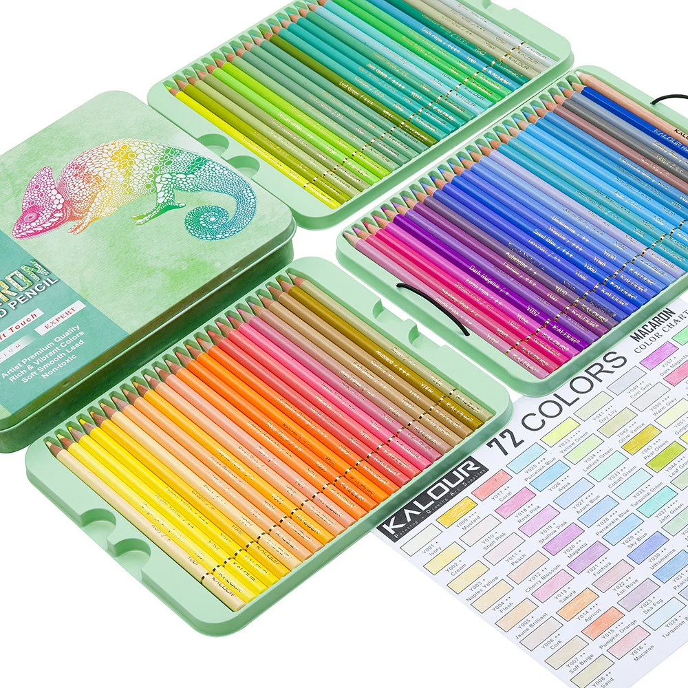 72pcs Macarons Color Pencils P - đánh giá và giá Colored Pencil Professional