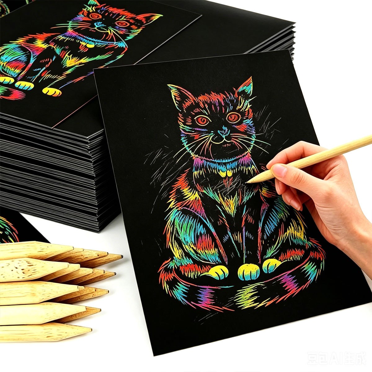 40Pcs 16K/32K Magic Scratch Pa - đánh giá và giá Art Craft For Christmas