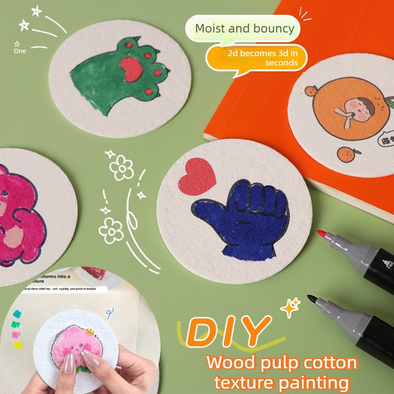 3D Puffy Foam Texture Painting - đánh giá và giá Art Craft Halloween Preschool