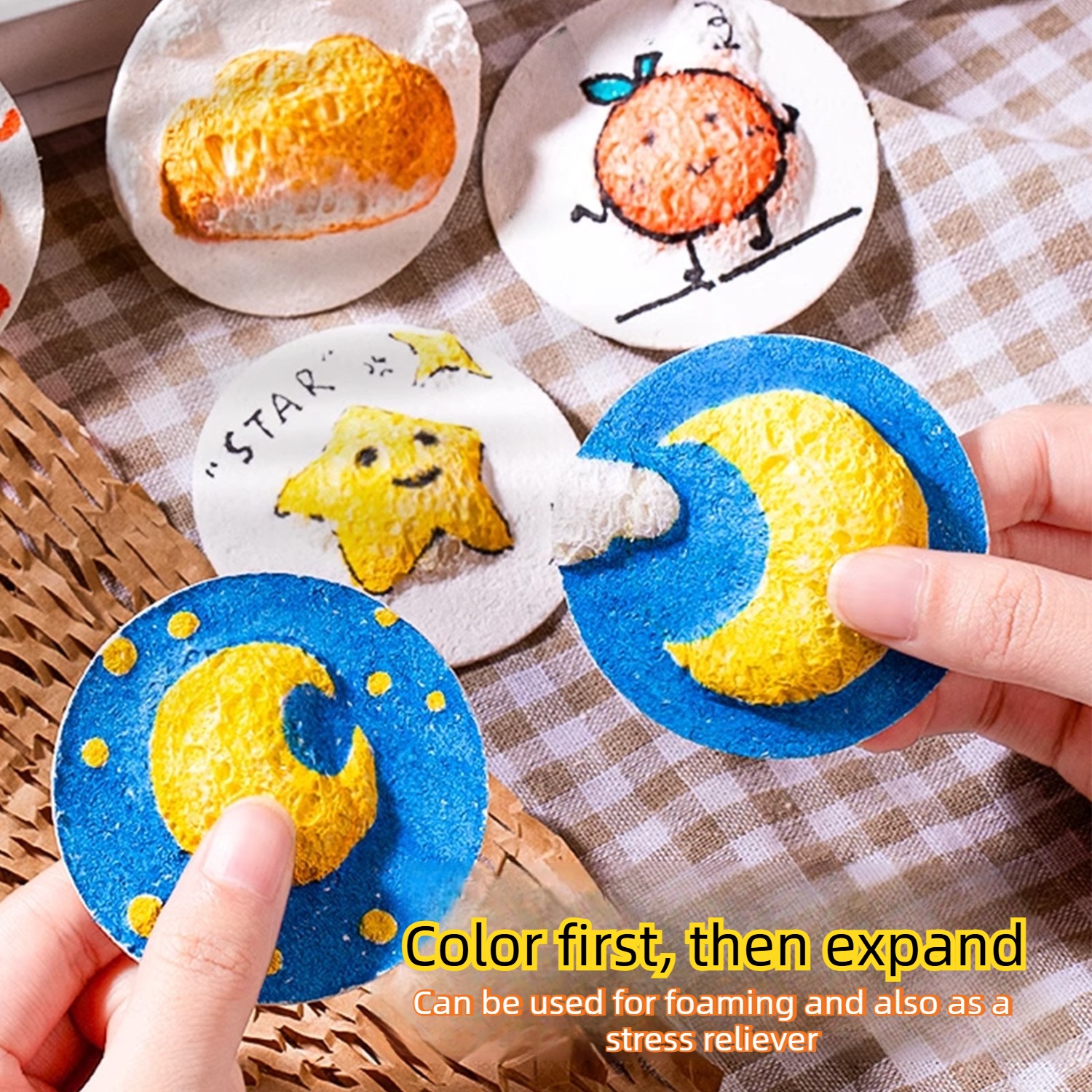 3D Puffy Foam Texture Painting - đánh giá và giá Art Craft Halloween Preschool
