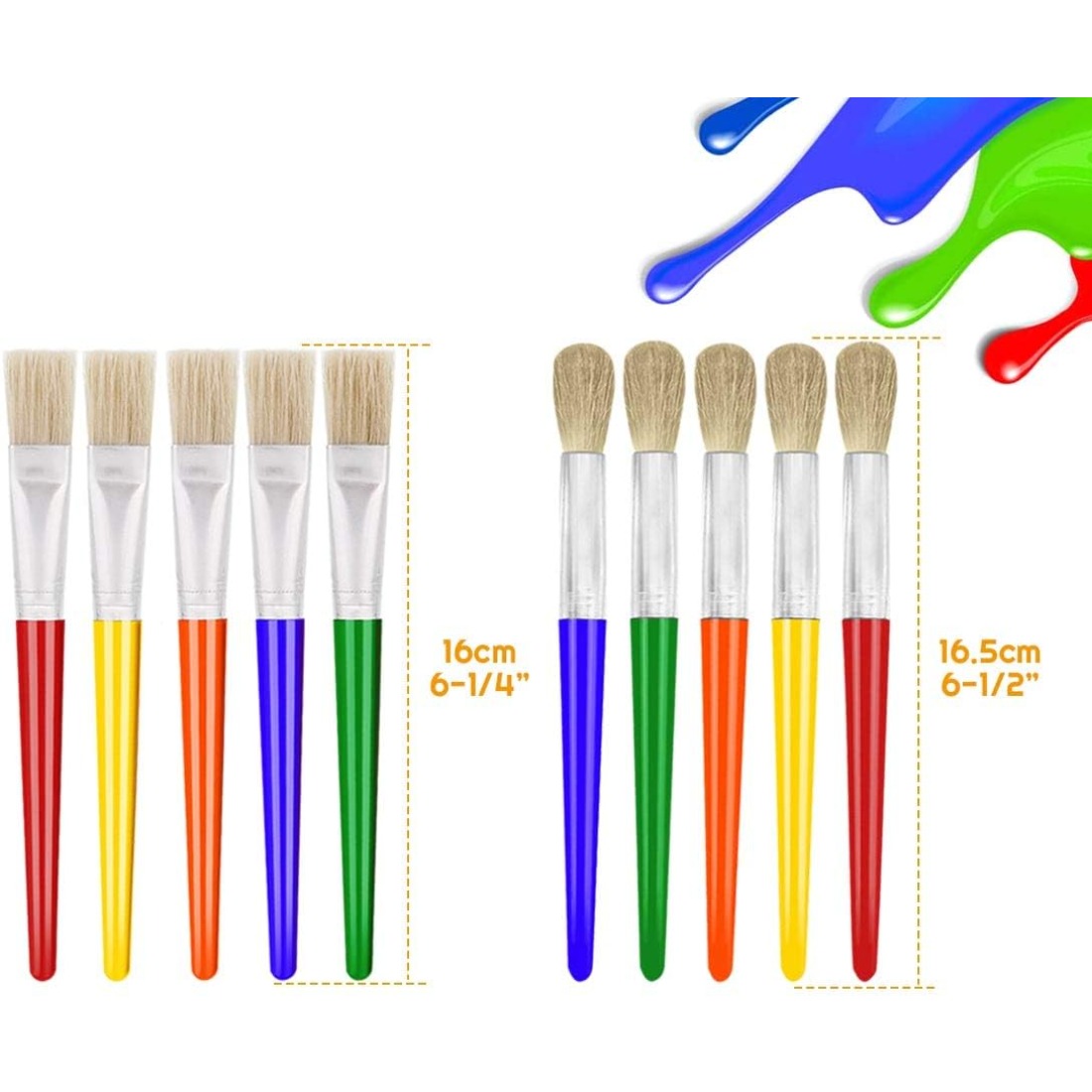 This set has 10 washable paint - đánh giá và giá Art Craft Preschool