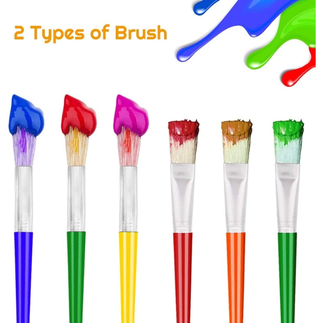 This set has 10 washable paint - đánh giá và giá Art Craft Preschool
