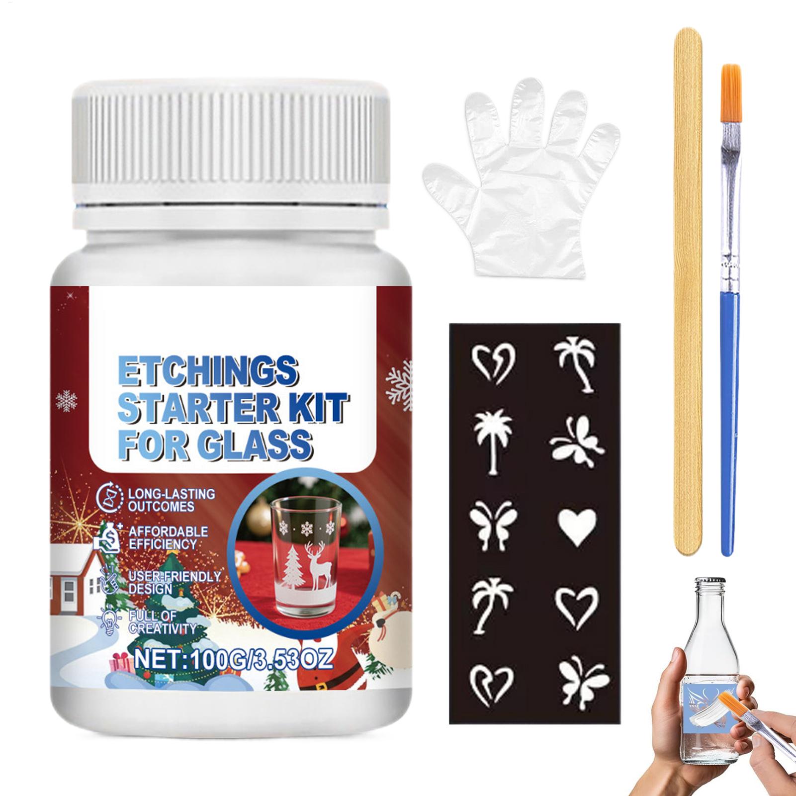 Glass Etching Kit Glass Etch S - đánh giá và giá Art Craft And Design