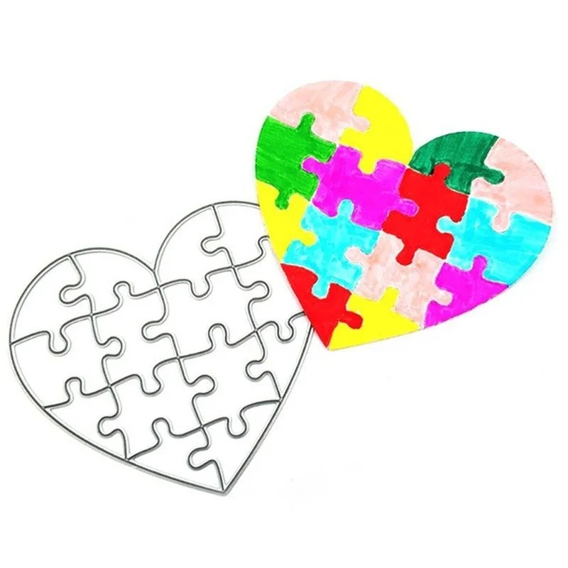 Love Puzzle Metal Cutting Dies - đánh giá và giá Stencil Cutting Plotter