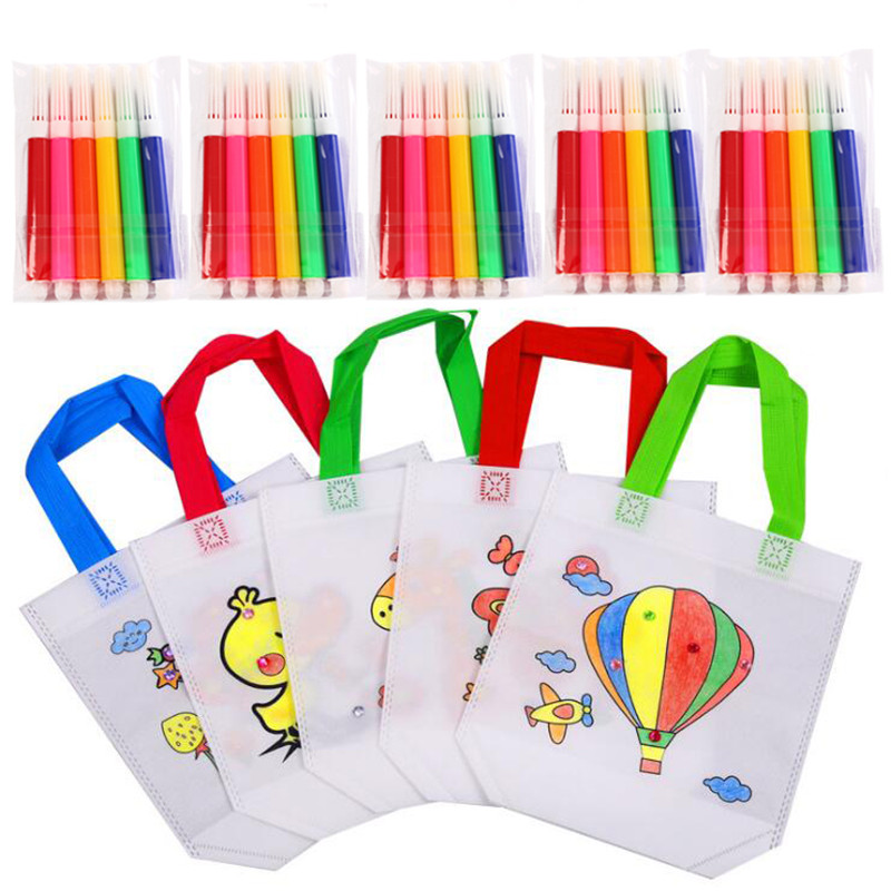 5 Sets DIY Graffiti Bag with M - đánh giá và giá Art Craft Notebook