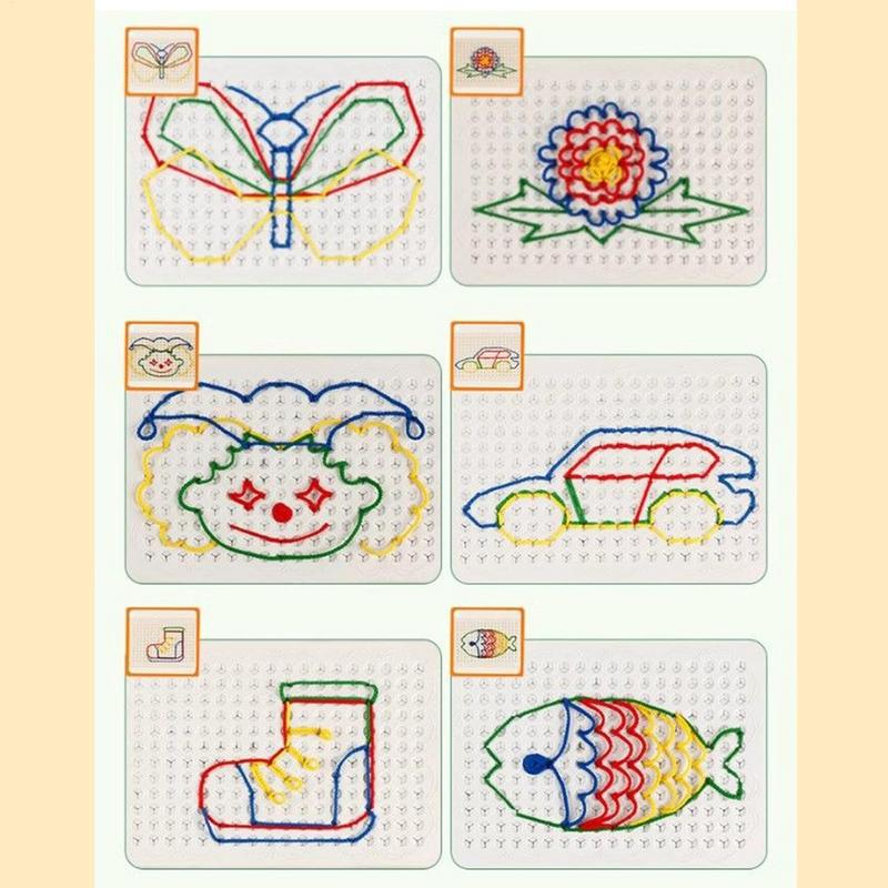 Thread Board For Kids Colorful - đánh giá và giá Art Craft Toddlers
