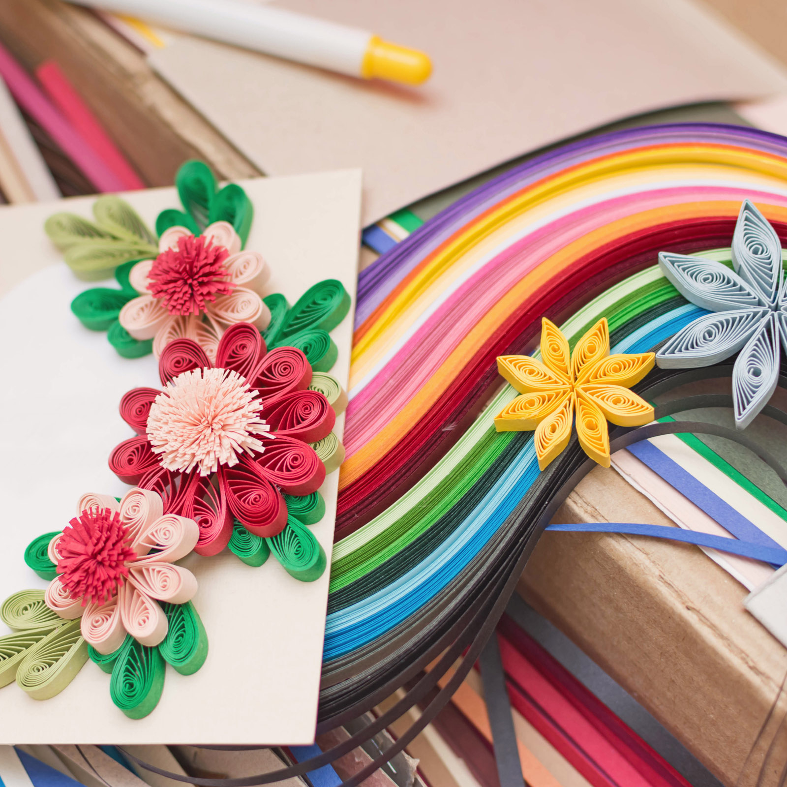 600/840pcs Quilling Strips Pap - đánh giá và giá Art Quilling Craft