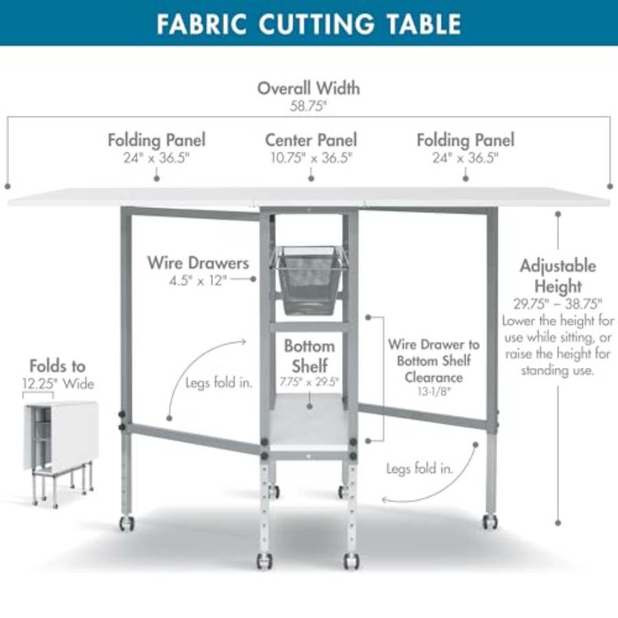 Hobby and Cutting Table Arts a - đánh giá và giá Art & Craft Zone