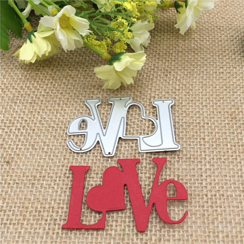 Craft Dies Cut Love Metal sten - đánh giá và giá Stencil Cutting Plotter