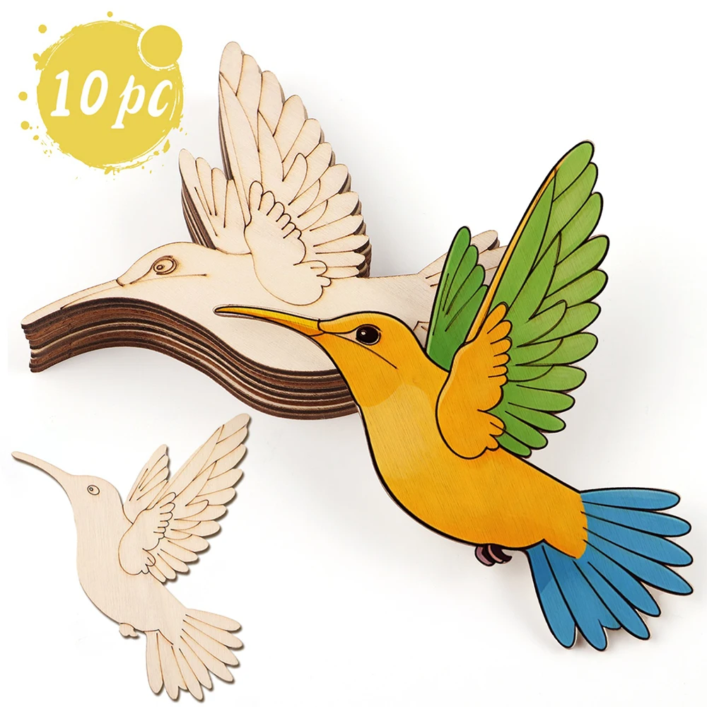 10pcs Unfinished Wood Animal B - đánh giá và giá Art & Craft Zone