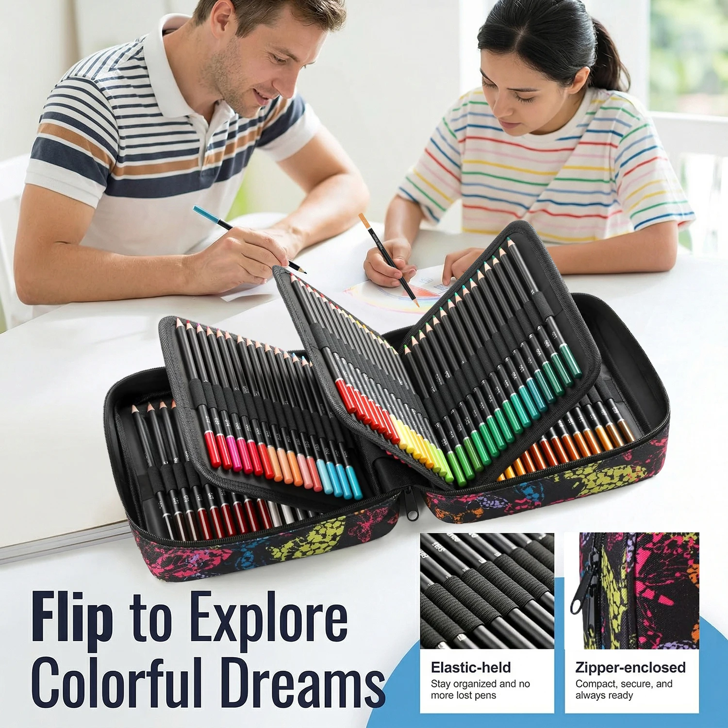 72/120 Colored Pencils Set wit - đánh giá và giá Colored Pencil Professional