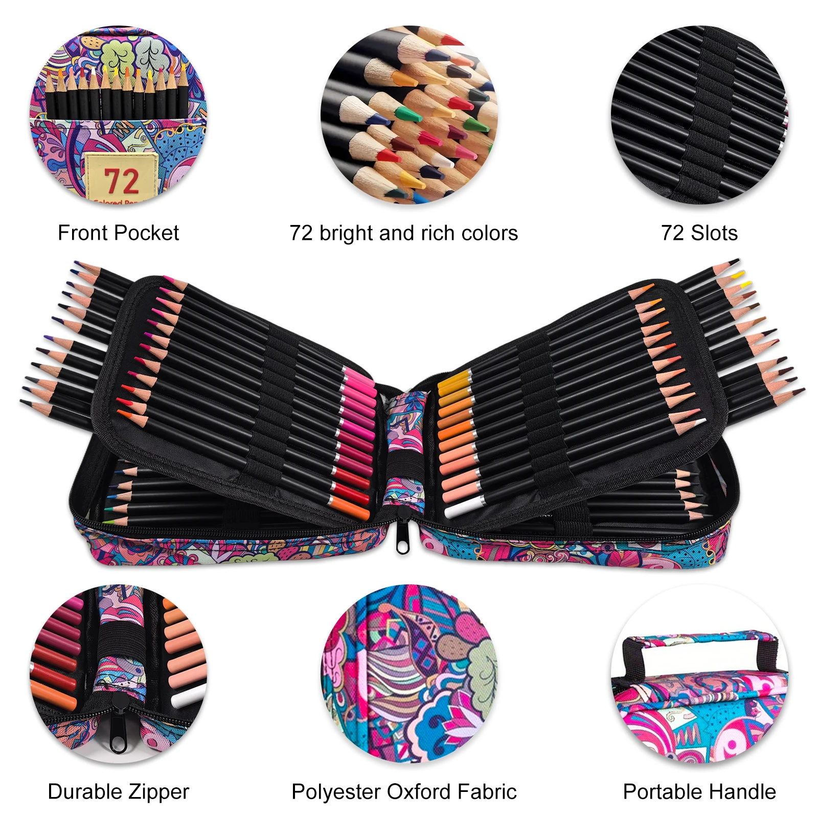 72/120 Colored Pencils Set wit - đánh giá và giá Colored Pencil Professional