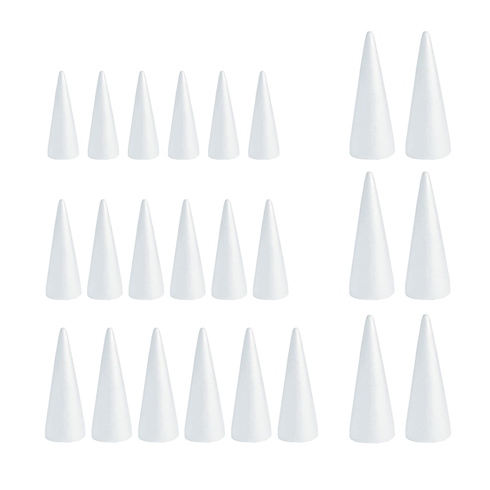 White Crafts Foam Cones for DI - đánh giá và giá Art Craft For Christmas