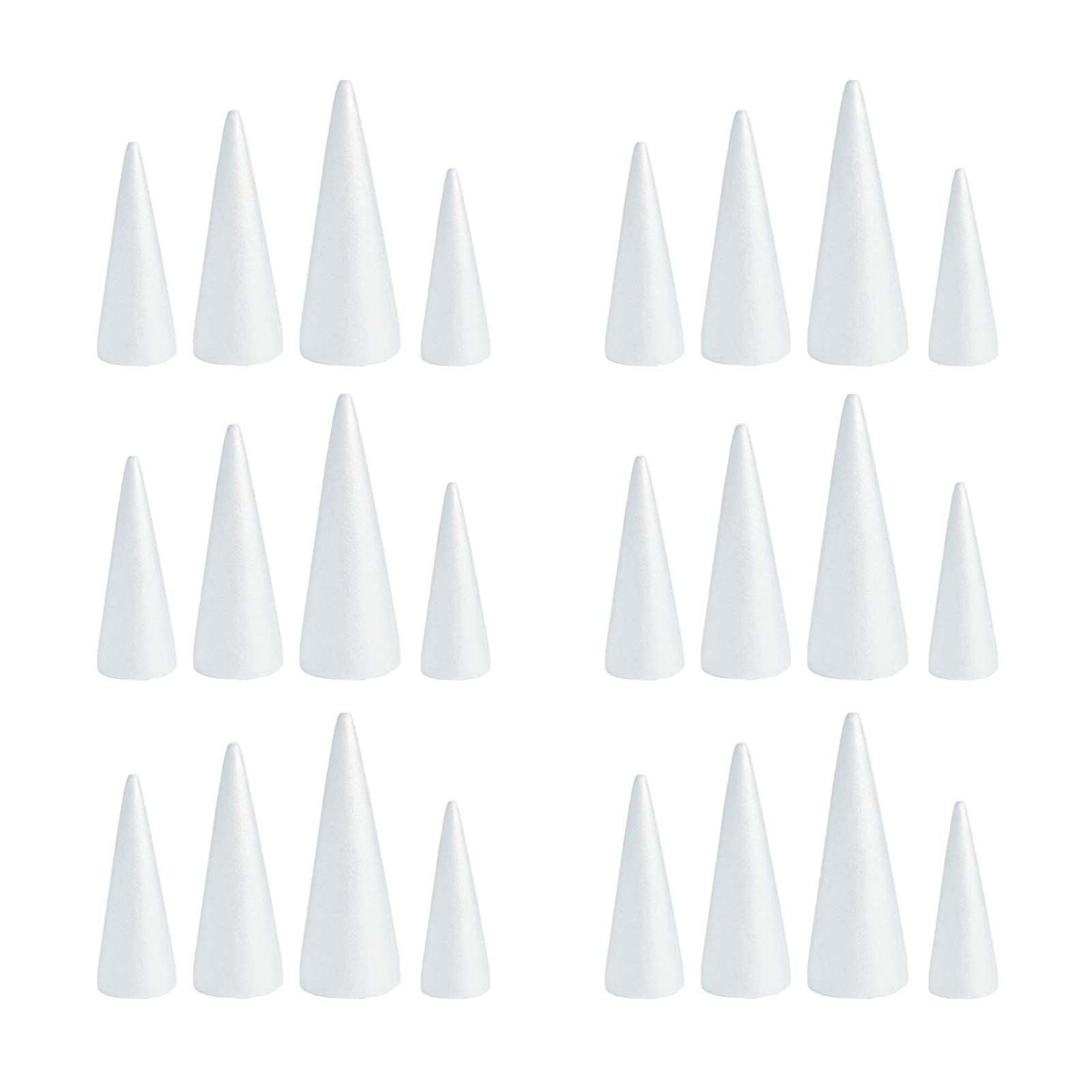 White Crafts Foam Cones for DI - đánh giá và giá Art Craft For Christmas