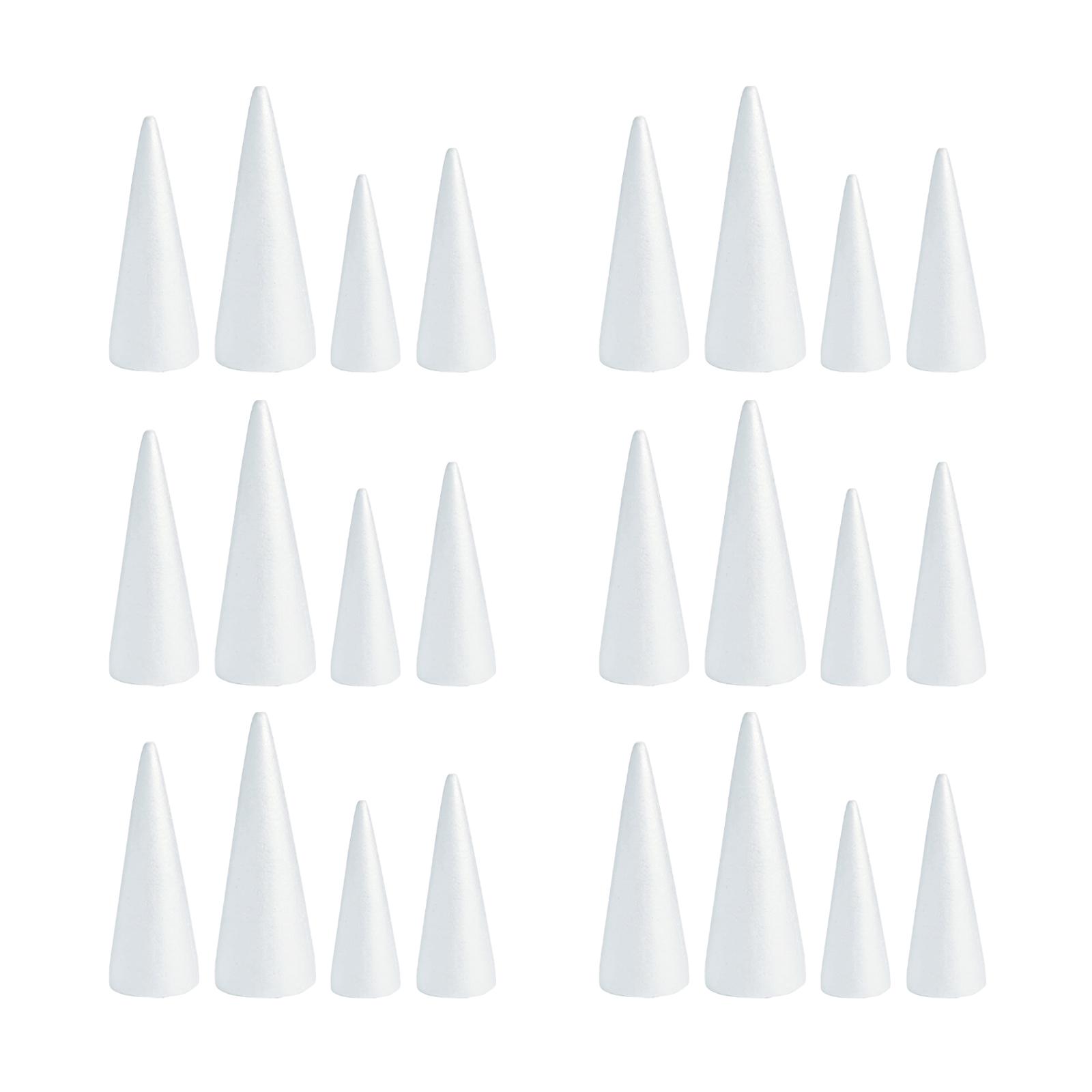 White Crafts Foam Cones for DI - đánh giá và giá Art Craft For Christmas