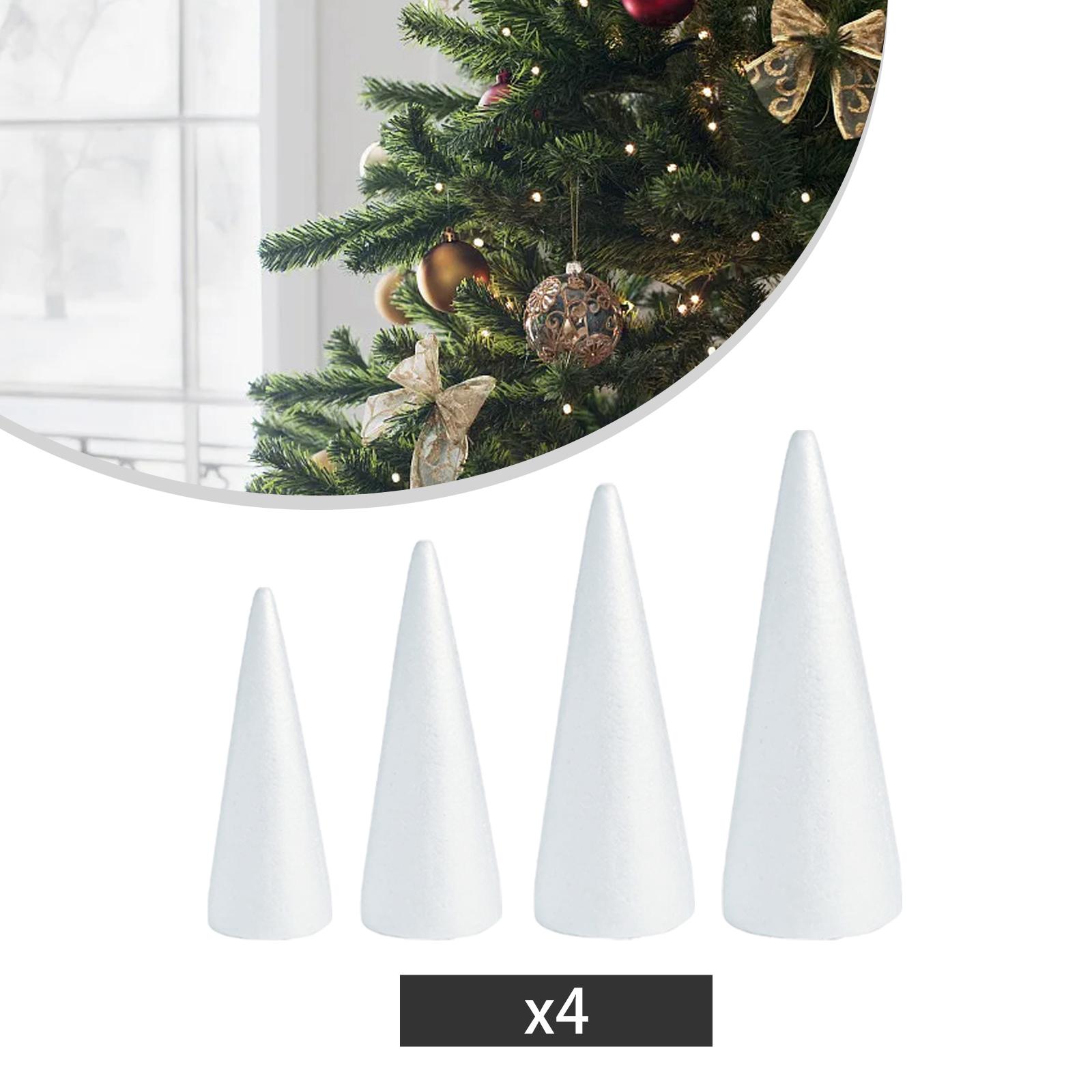 White Crafts Foam Cones for DI - đánh giá và giá Art Craft For Christmas