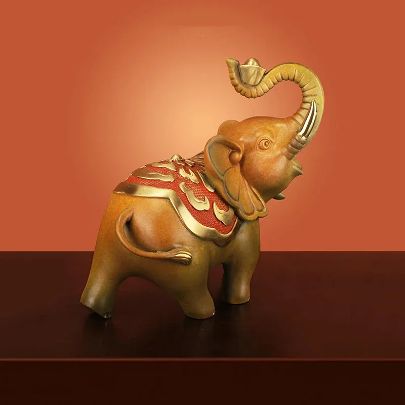 SAT Brass Elephant Sculpture O - đánh giá và giá Art Craft Elephant