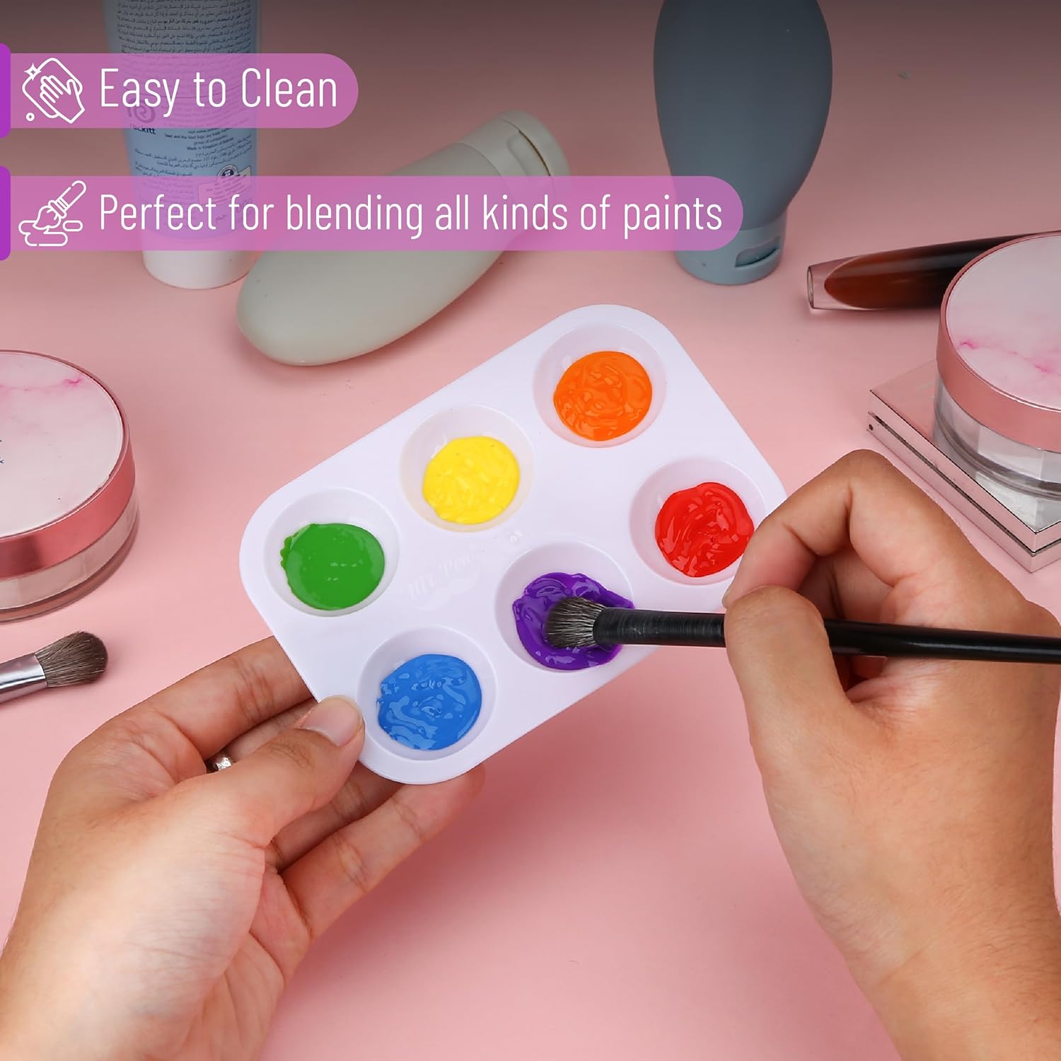 Plastic Paint Palette 30 Pack  - đánh giá và giá Art Craft Blend