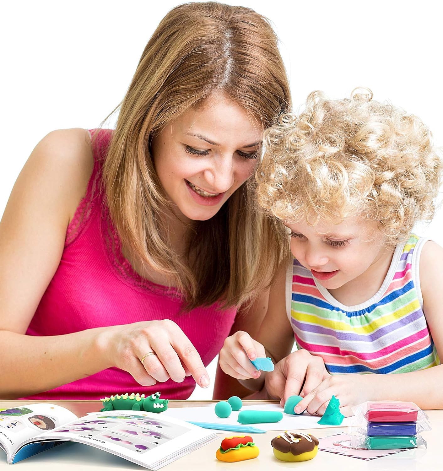 24 Colors Air Dry Clay Kit for - đánh giá và giá Art Craft Kits