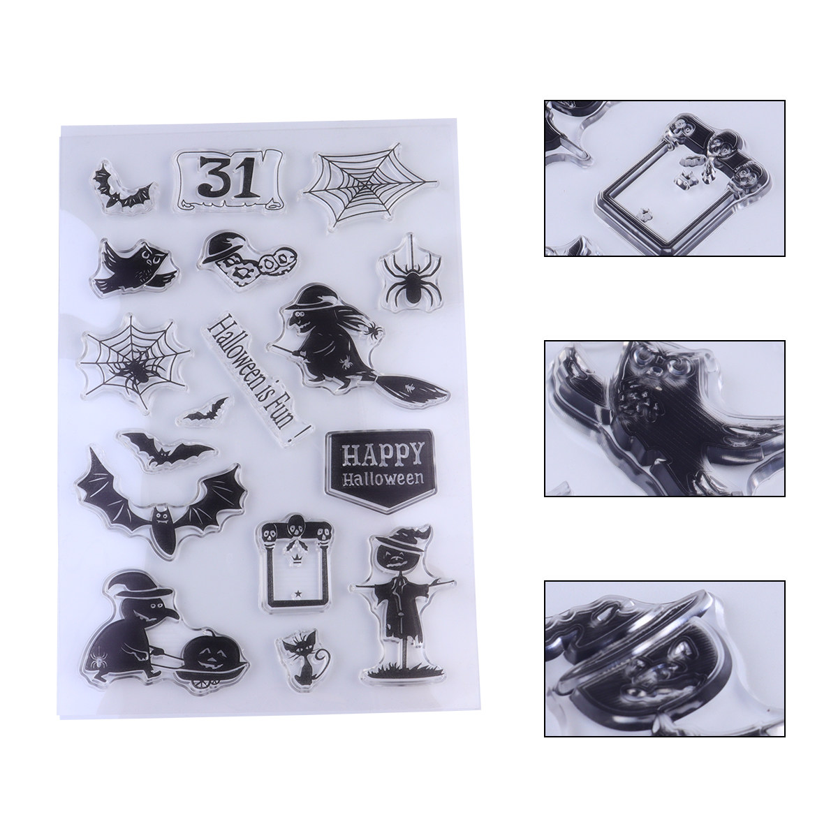 Silicone Stampers Kids Creativ - đánh giá và giá Art Craft Halloween Preschool