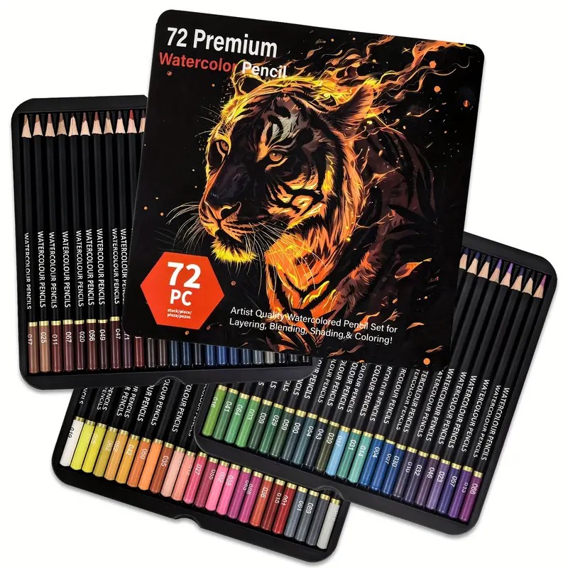 Brutfuner 72 Watercolor Pencil - đánh giá và giá Colored Pencil Professional