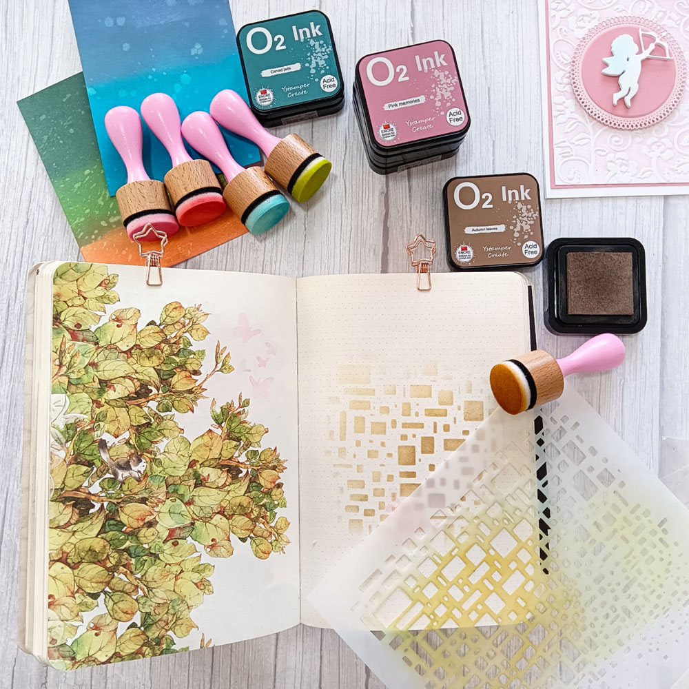 55pcs Bundle Mini Ink Blending - đánh giá và giá Art Craft Blend