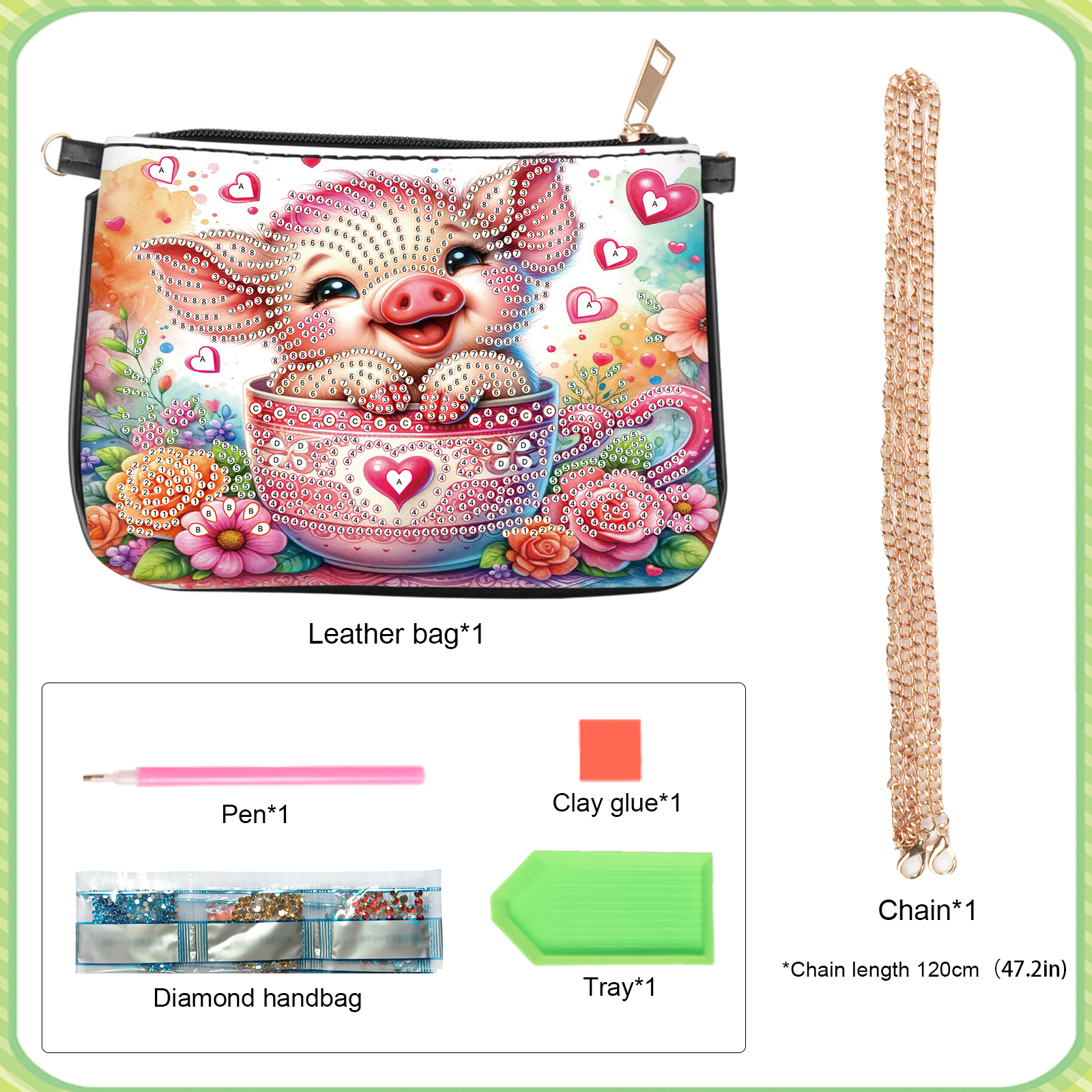 Diamond Art Painting bag Kits  - đánh giá và giá Art Craft Bag