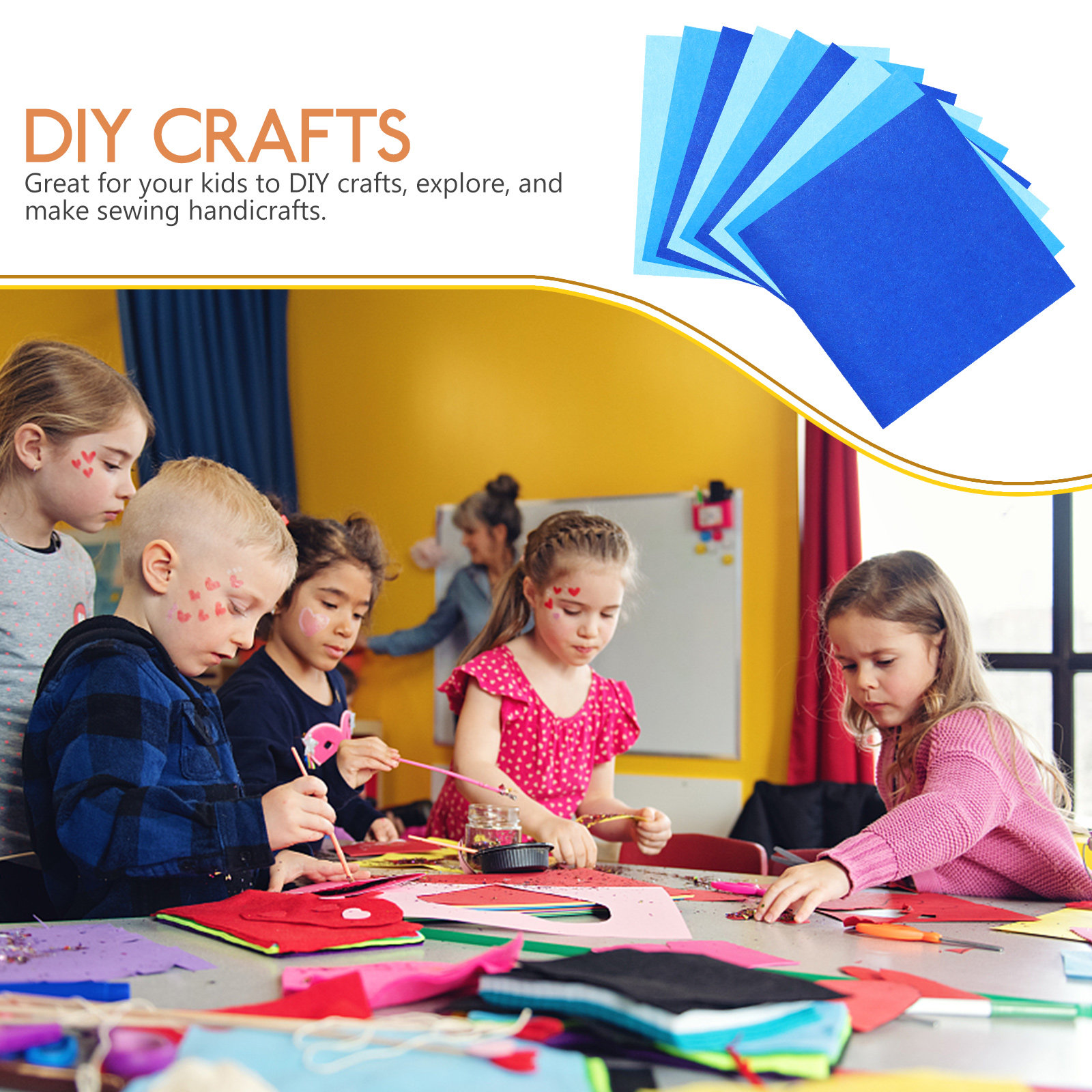 9Pcs DIY Felt Fabric Sheets Fe - đánh giá và giá Art Craft Classes