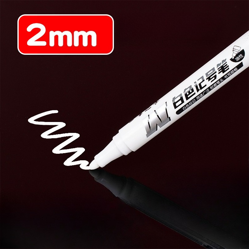 White Marker Pen Fadeproof Wat - đánh giá và giá Art Craft Jumbo